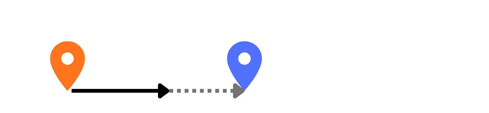 An arrow that has not yet reached its destination.