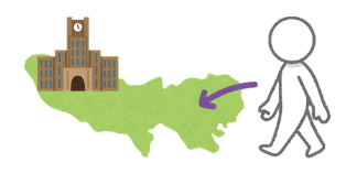 a map depicting a specific university inside Tokyo known as Tokyo University
