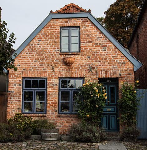 a small brick house
