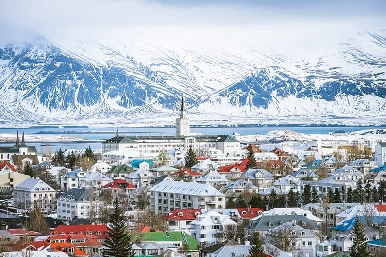City view of Reykjavik, Iceland
